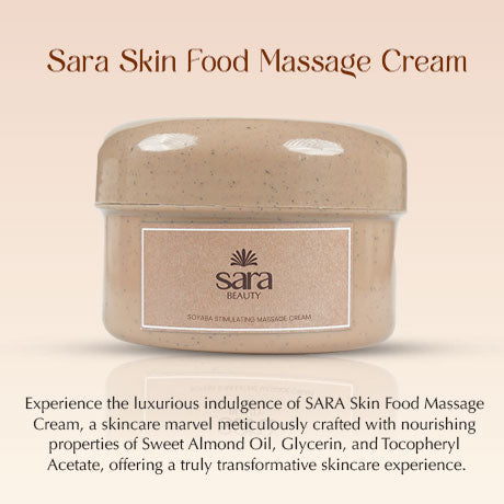 SARA SKIN FOOD MASSAGE CREAM, 400g - Image 2 - Buy from Indicrest