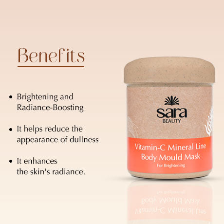 SARA VITAMIN-C Mineral Line Body Mould Mask No-13 (IN JAR) - Image 3 - Buy from Indicrest