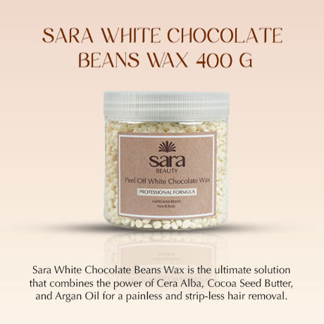 SARA WHITE CHOCOLATE BEANS Wax, 400g [Pack of 2] - Image 6 - Buy from Indicrest