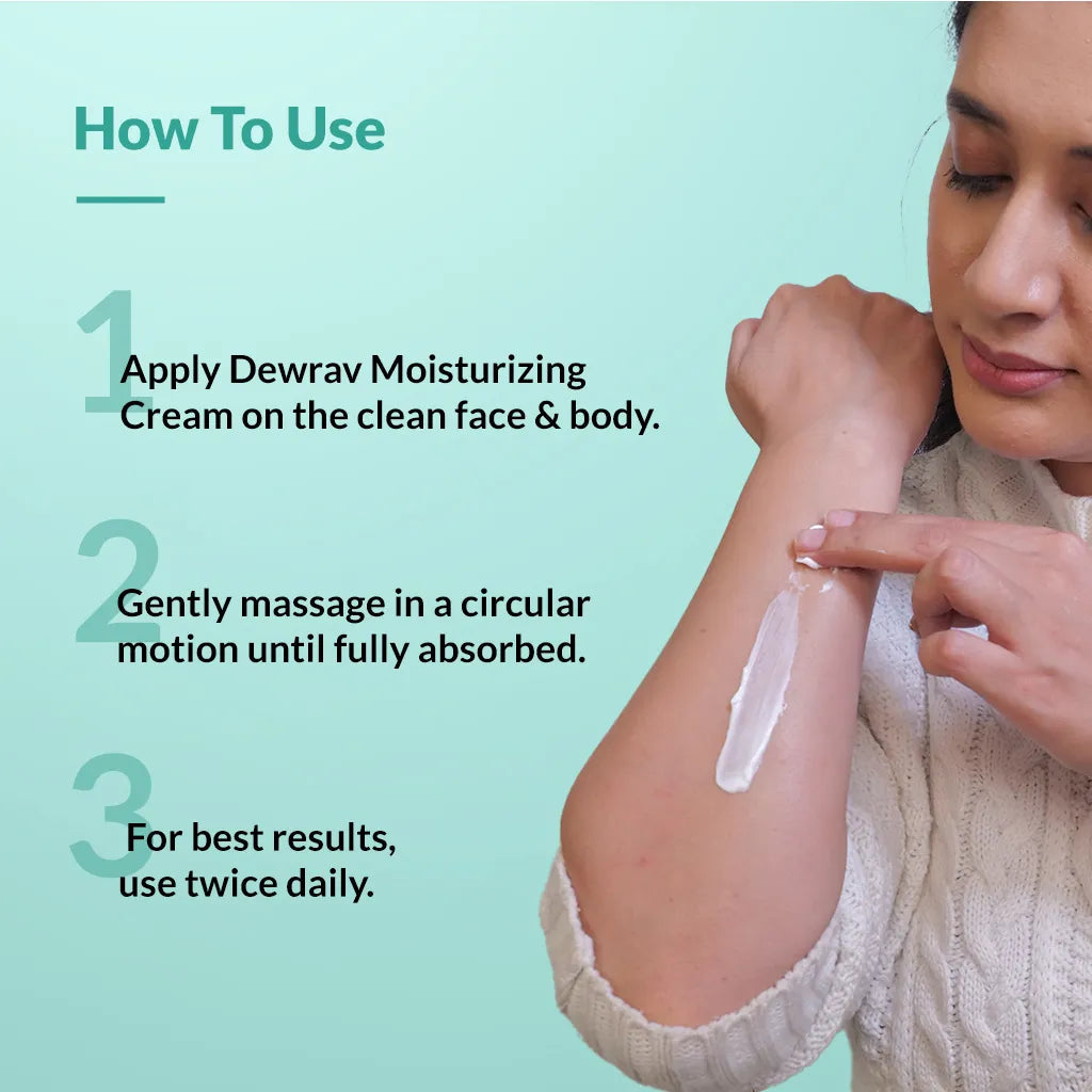 Fixderma Dewrav Moisturizing Cream For Dry To Very Dry Skin, 250g - Image 3 - Buy from Indicrest