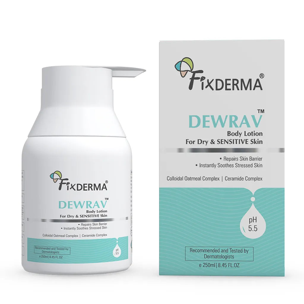 Fixderma Dewrav Body Lotion For Dry & Sensitive Skin, 250ml - Image 7 - Buy from Indicrest