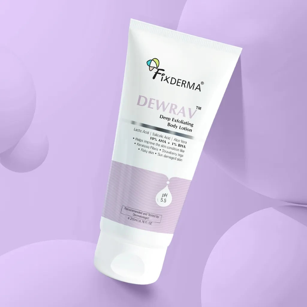 Fixderma Dewrav Deep Exfoliating Body Lotion, 200ml - Image 7 - Buy from Indicrest