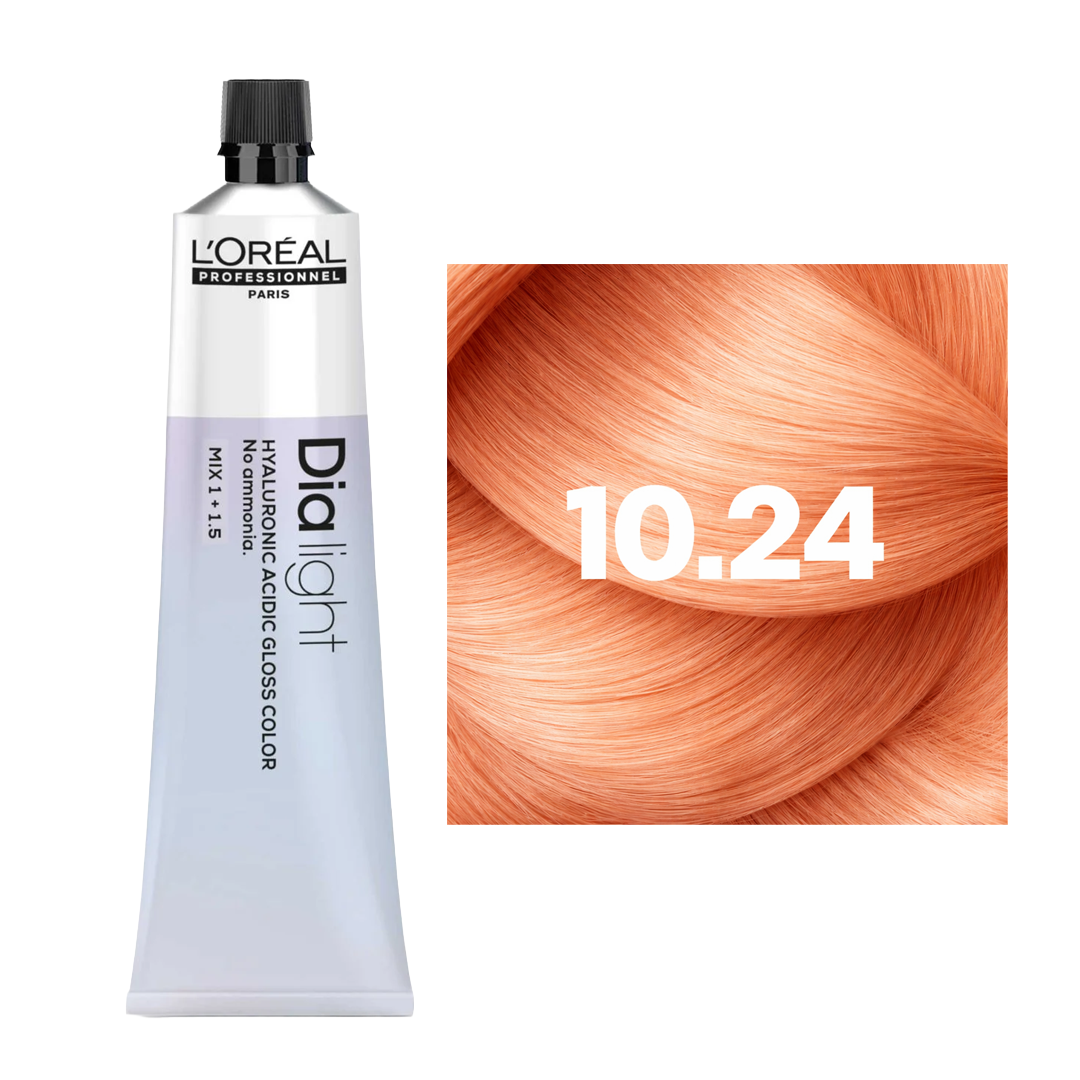 L'Oreal Professionnel Paris Dia Light 10.24 Demi Permanent Hyaluronic Acidic Gloss Hair Color, 50ml Buy at Indicrest