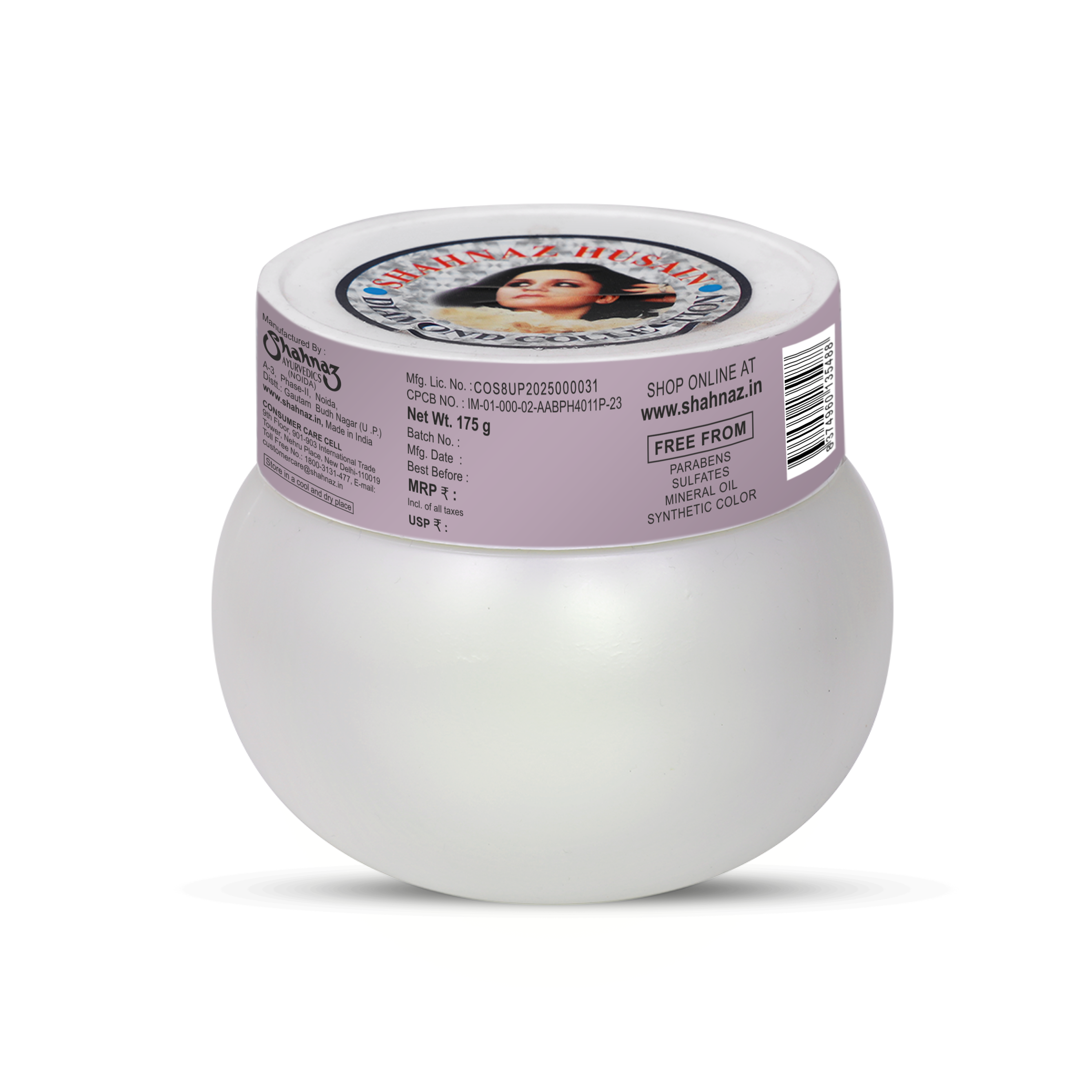 Shahnaz Husain's Diamond Premium Skin Nourishing Cream, 175g - Image 2 - Buy from Indicrest