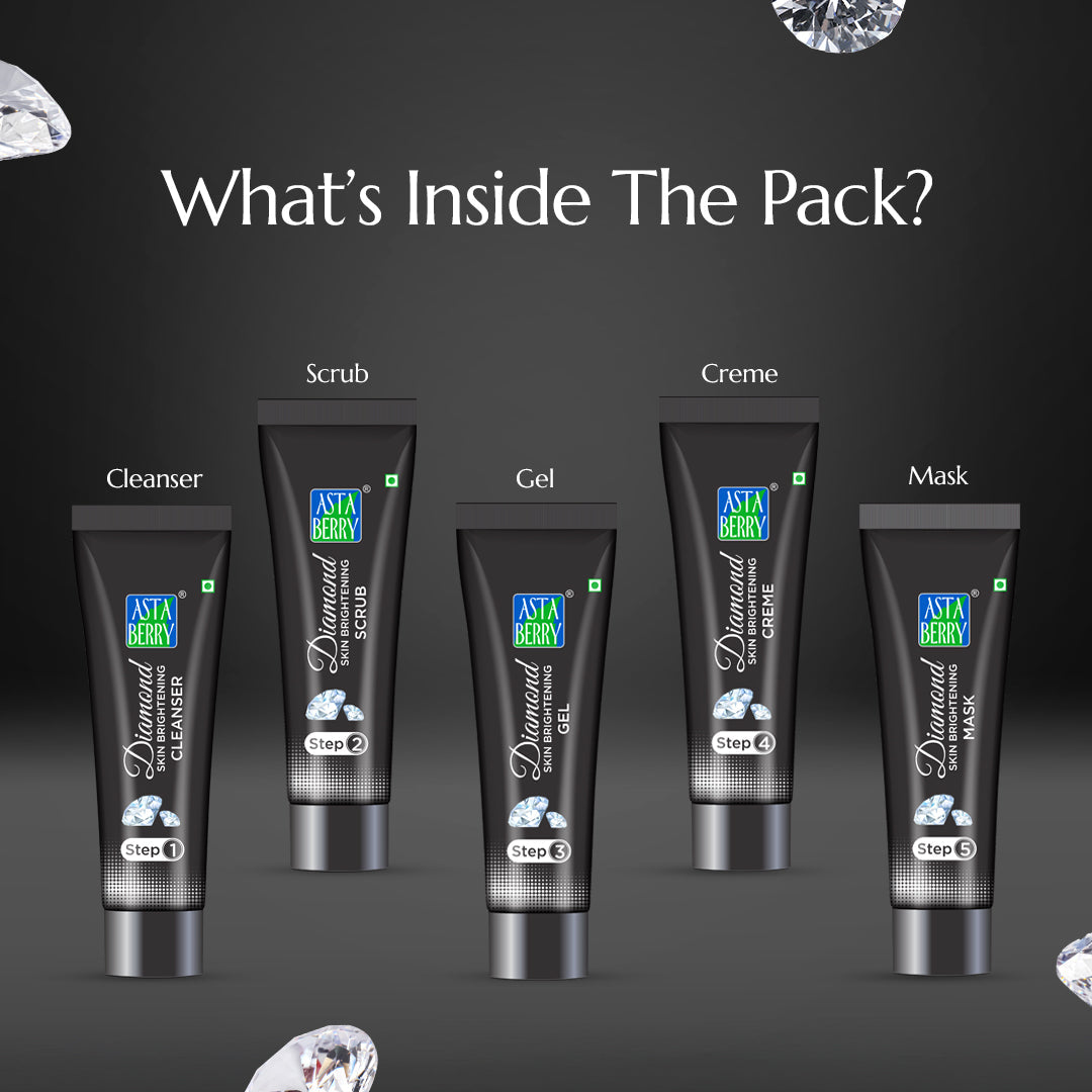Astaberry Diamond Mini Facial Kit | 5 Steps - Image 3 - Buy from Indicrest