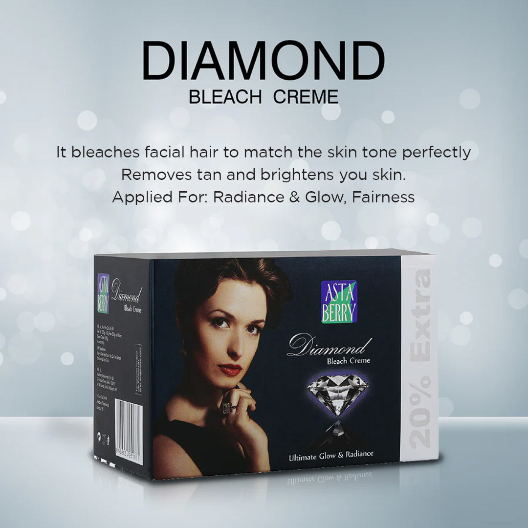 Astaberry Diamond Bleach | Ultimate Glow And Radiance 300gm - Image 2 - Buy from Indicrest