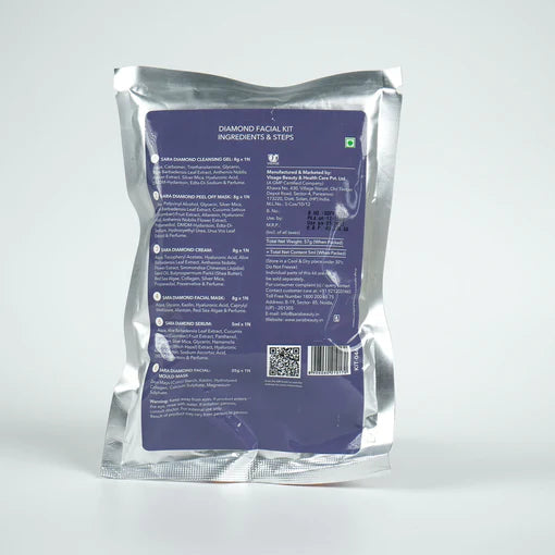 Sara Diamond Facial Kit (Mega Glow Ultra Bright) Pack Of 6, 6 X 62g - Image 3 - Buy from Indicrest