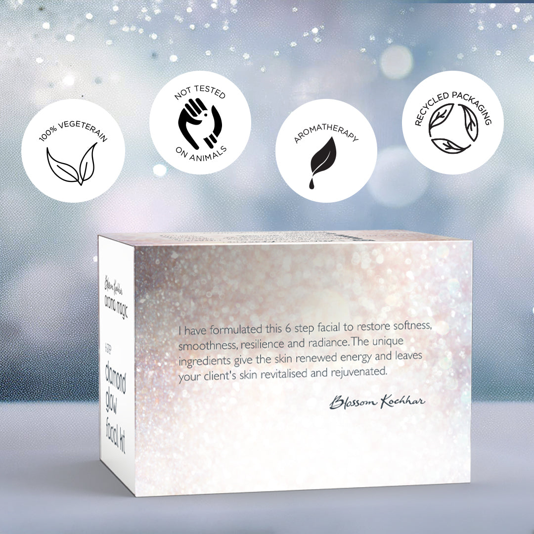 Aroma Magic Diamond Glow Facial Kit – Brighten & Detox Skin - Image 5 - Buy from Indicrest