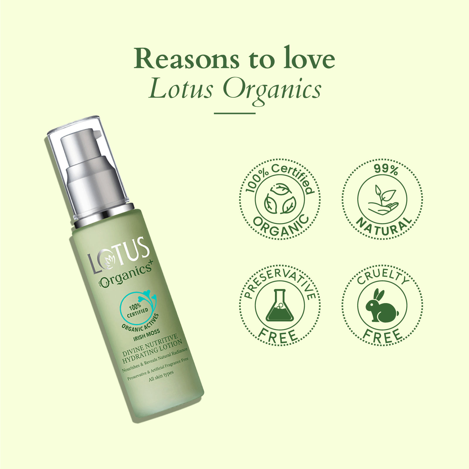 Lotus Herbals Divine Nutritive Hydrating Lotion SPF20, 50g