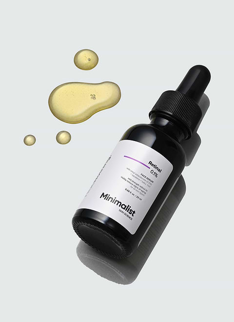 Minimalist Retinal 0.1% Face Serum For Mid-Strength Retinal to visibly reduce signs of aging, 20ml - Image 2 - Buy from Indicrest