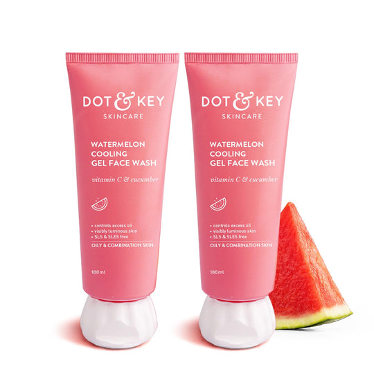 Dot & Key Watermelon Gel Face Wash (100g) Pack of 2 Buy at Indicrest
