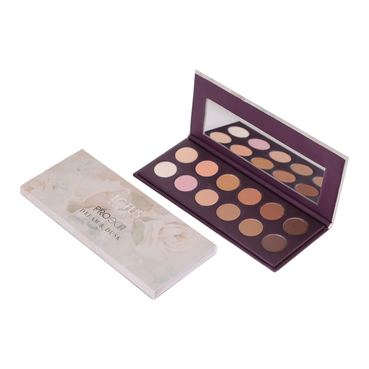 Lotus Herbals Proedit Eye Primer Infused Eyeshadow Palette Dream & Dusk, 12 X 1.4g