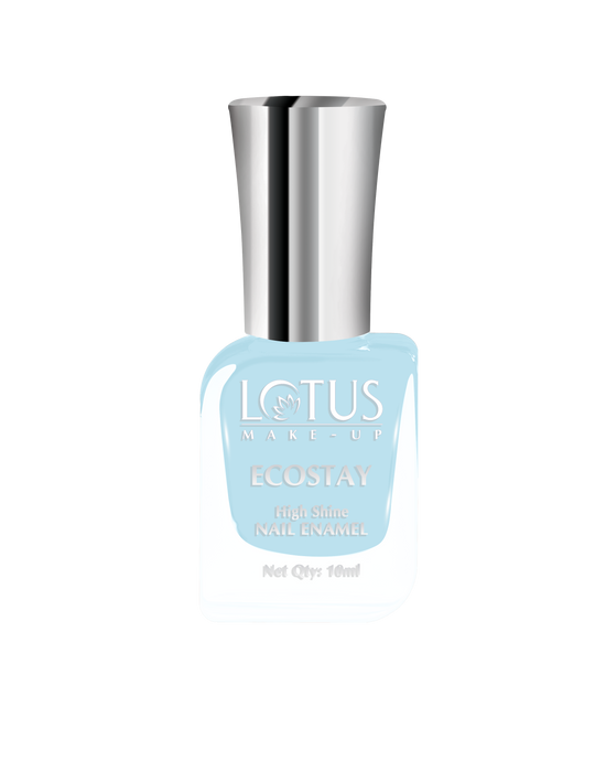Lotus Herbals Ecostay Nail Enamel Powder Blue E67, 10ml