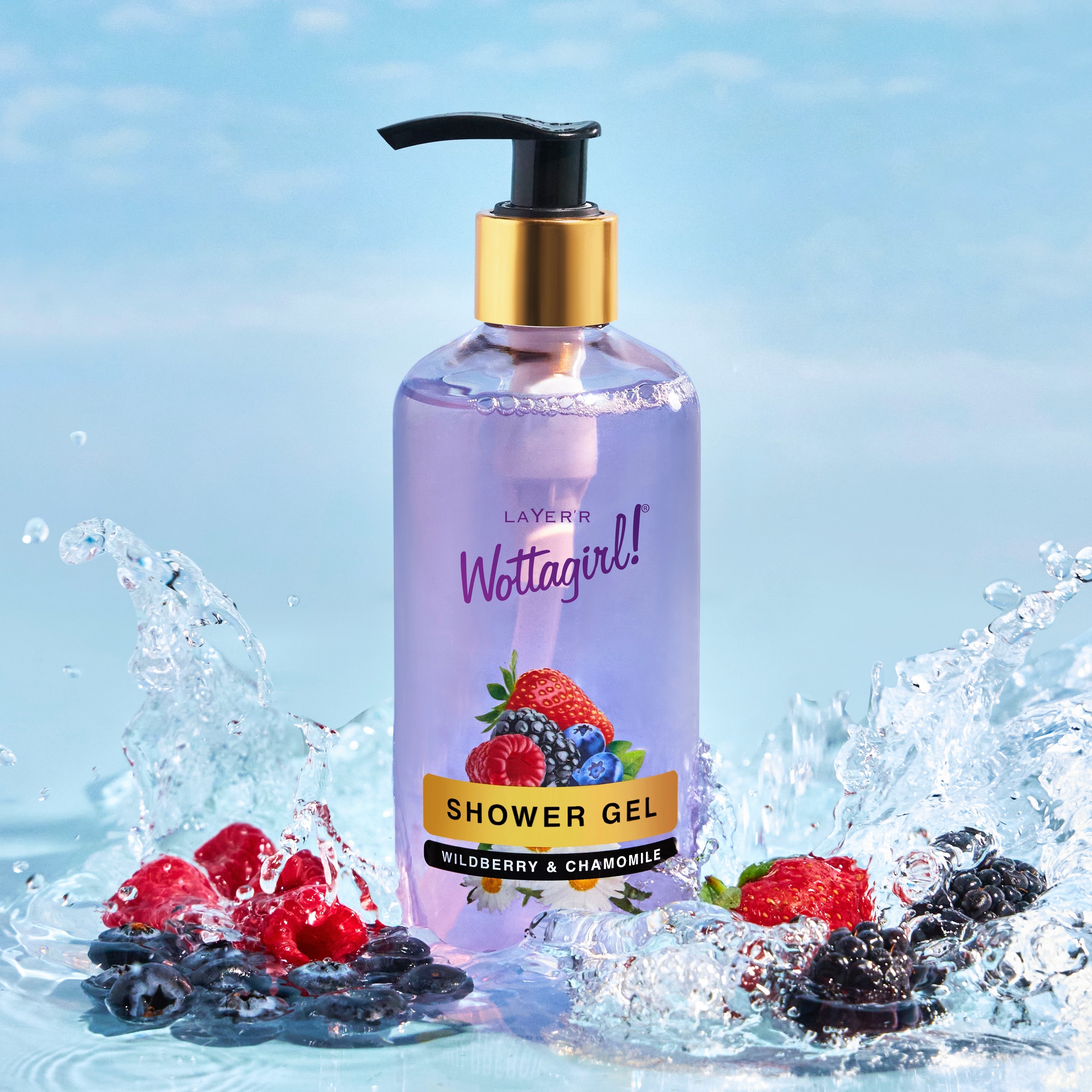 Wottagirl WILDBERRY & CHAMOMILE, 300ml - Buy from Indicrest