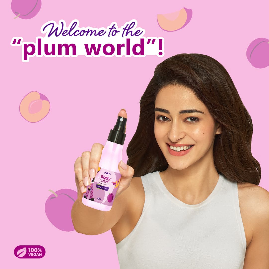 Plum Everythin' Plum Body Mist by Plum BodyLovin' | Long Lasting | Travel-Friendly | Peppy Fruity Fragrance | Perfume Body Spray, 150ml