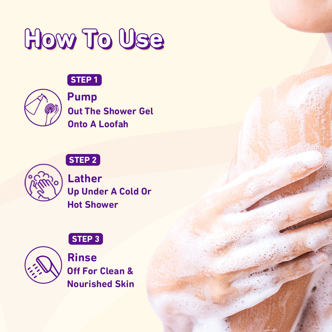 Plum Everythin' Plum Shower Gel by Plum BodyLovin' | SLS-Free | Hydrating Formula | Peppy Fruity Fragrance | Aloe-Infused Body Wash, 240ml