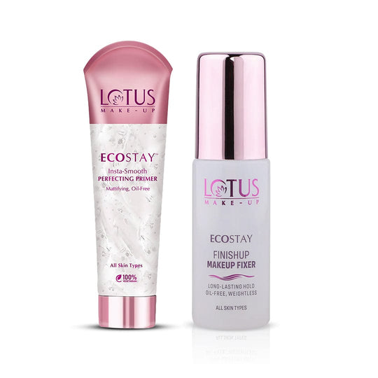 Lotus Herbals Ecostay Prep & Fix Combo, Primer 30g + Fixer 70ml