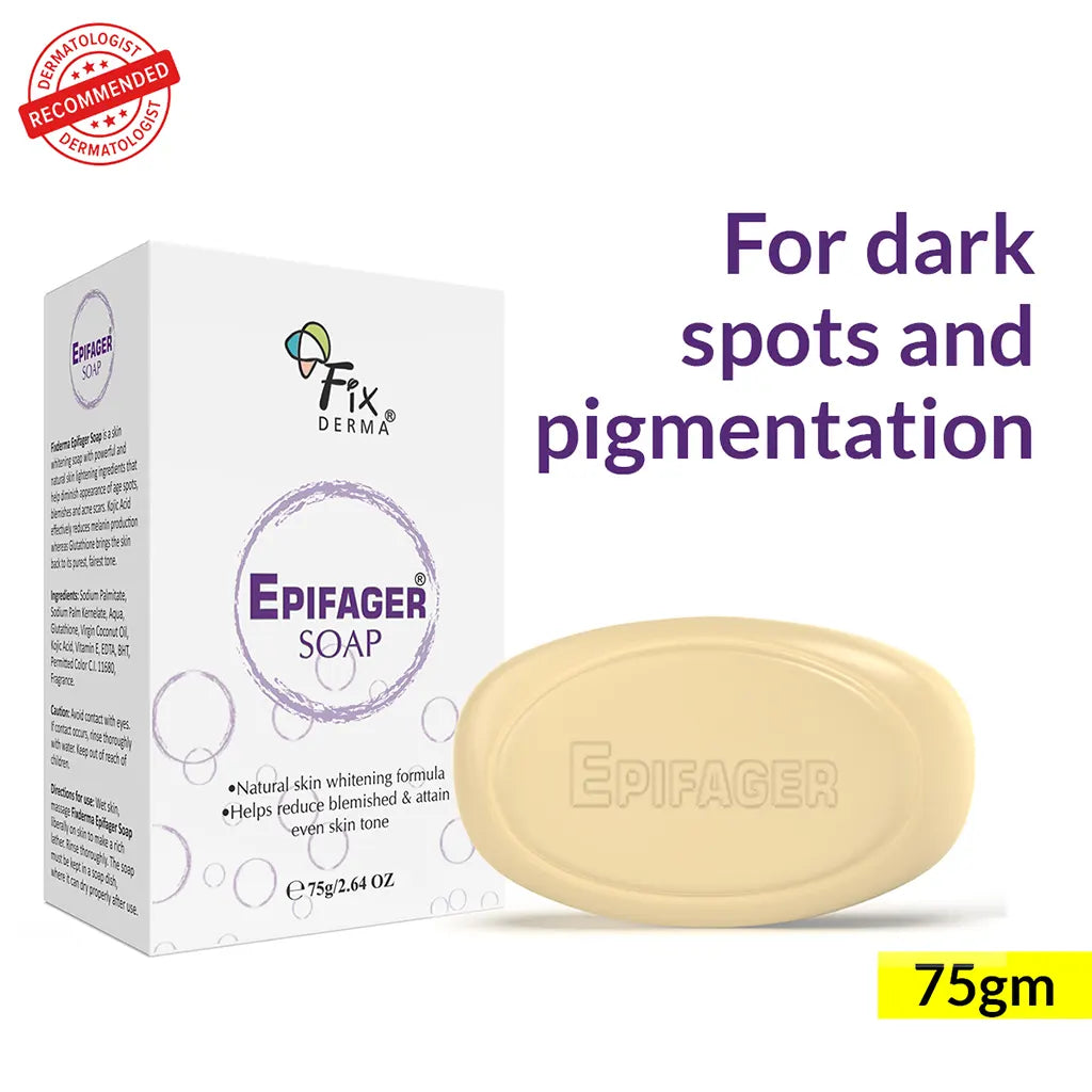 Fixderma Epifager Soap | Mild & Gentle Soap Bar For Dark, Pigmented Skin, 75g - Image 6 - Buy from Indicrest