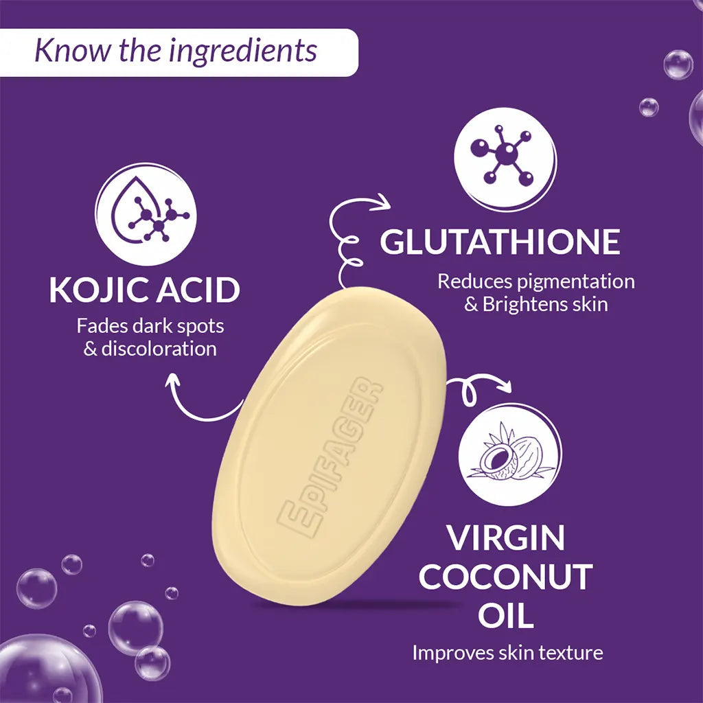 Fixderma Epifager Soap | Mild & Gentle Soap Bar For Dark, Pigmented Skin, 75g - Image 3 - Buy from Indicrest