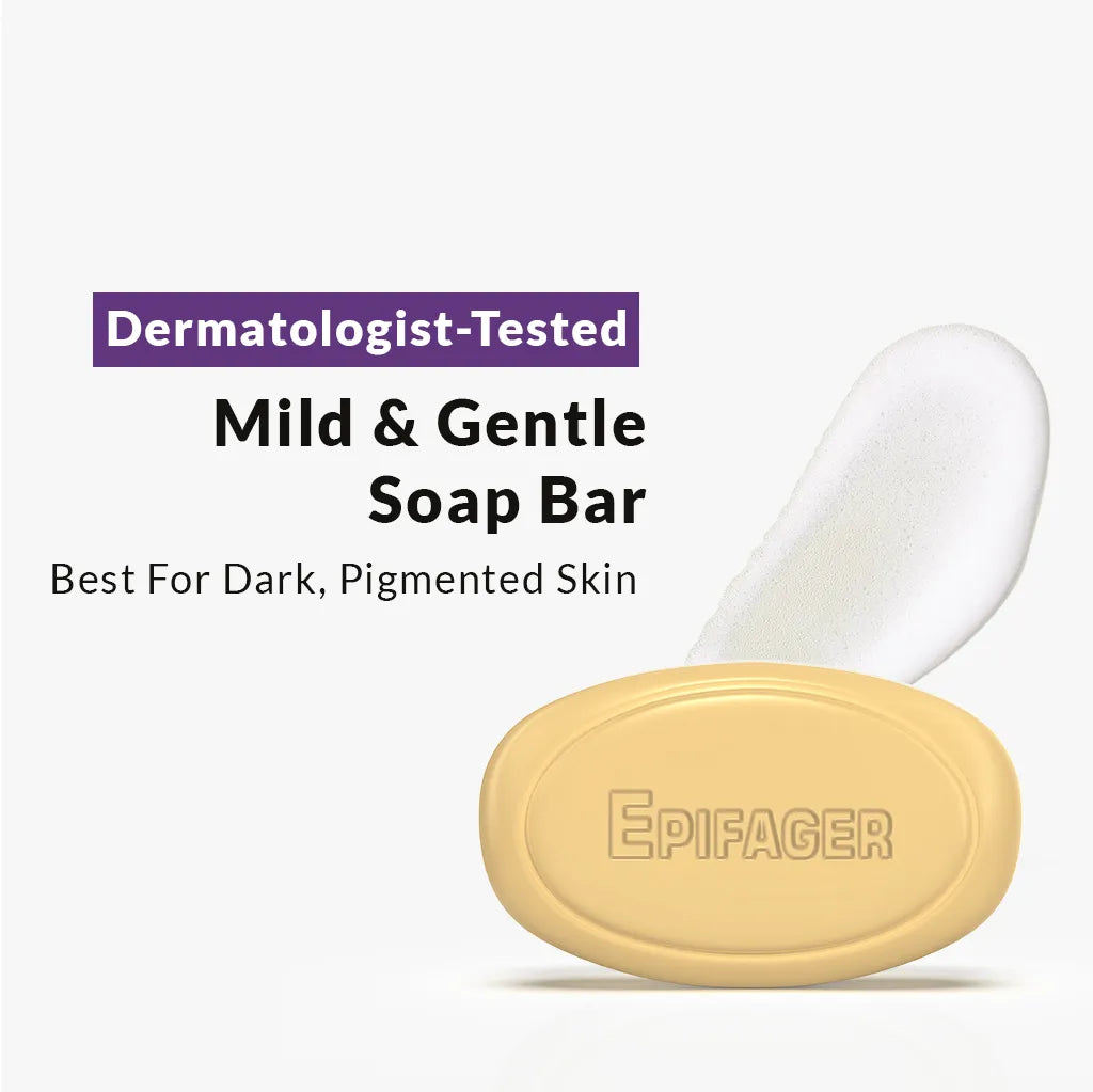 Fixderma Epifager Soap | Mild & Gentle Soap Bar For Dark, Pigmented Skin, 75g - Buy from Indicrest