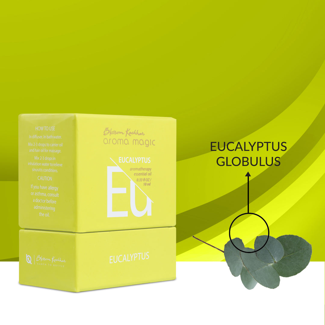 Aroma Magic Eucalyptus Essential Oil - Ease Cold & Relieves Pain, 10ml - Image 4 - Buy from Indicrest