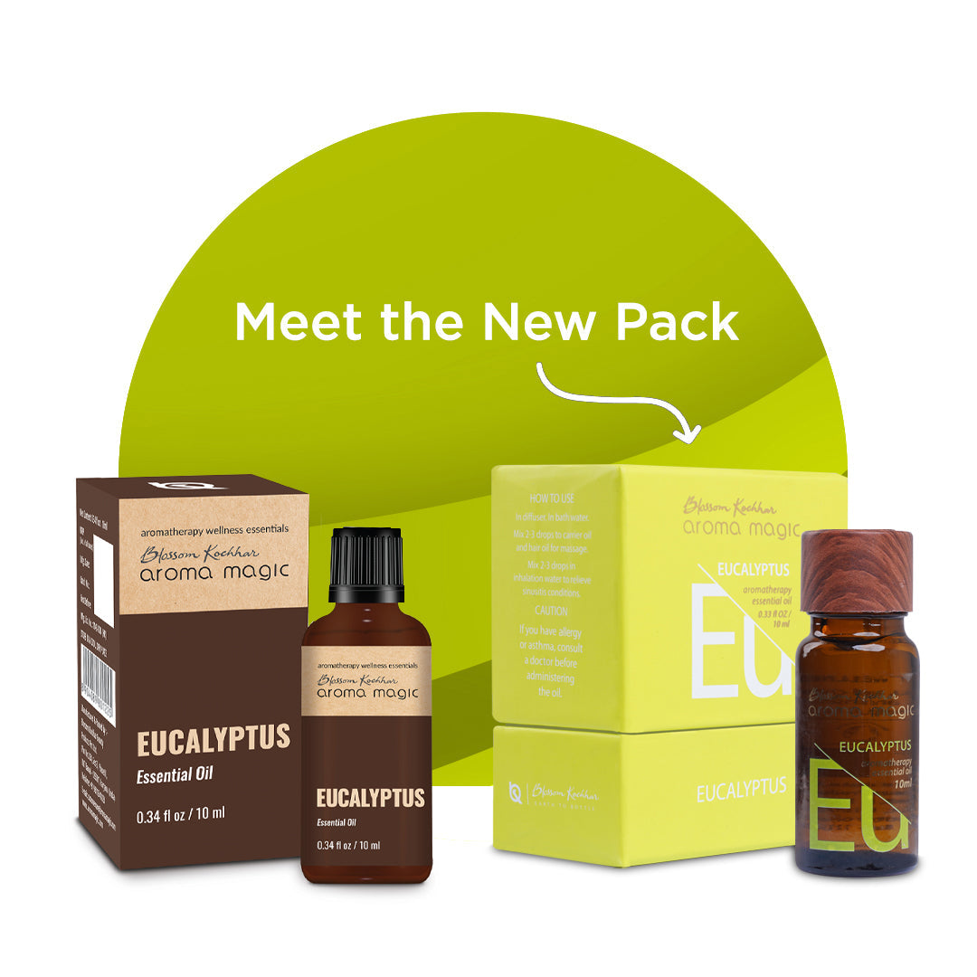 Aroma Magic Eucalyptus Essential Oil - Ease Cold & Relieves Pain, 10ml - Buy from Indicrest