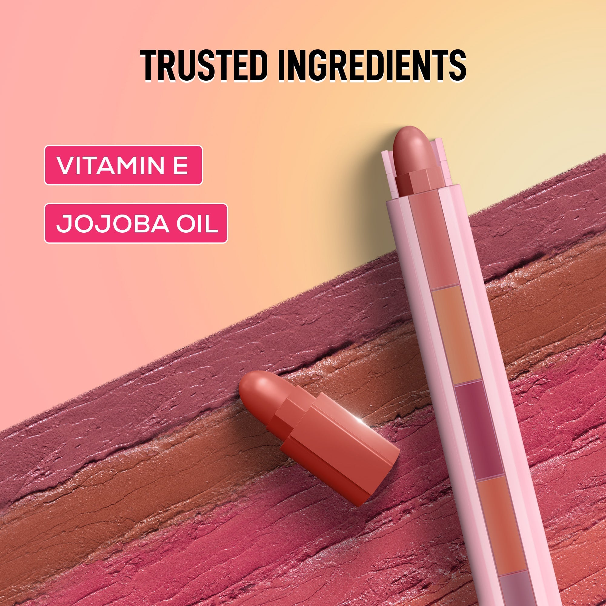 RENEE Everyday Fab 5-Nude 5-in-1 Matte Lipstick