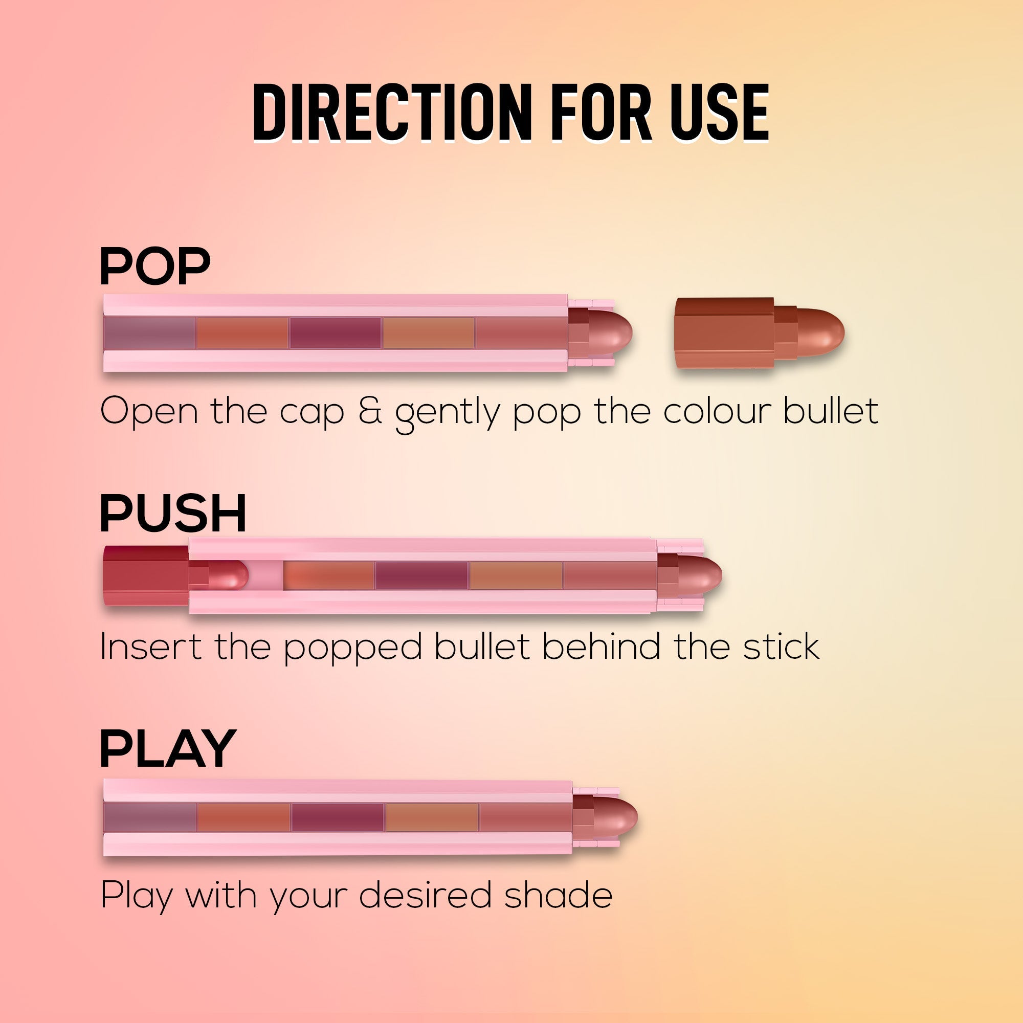 RENEE Everyday Fab 5-Nude 5-in-1 Matte Lipstick