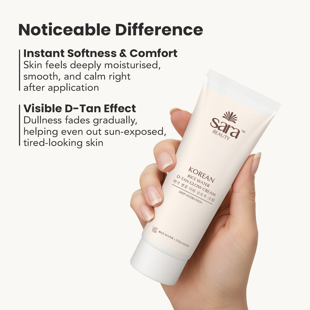 Sara Korean Rice Water D-tan Glow Cream, 120g - Image 6 - Buy from Indicrest