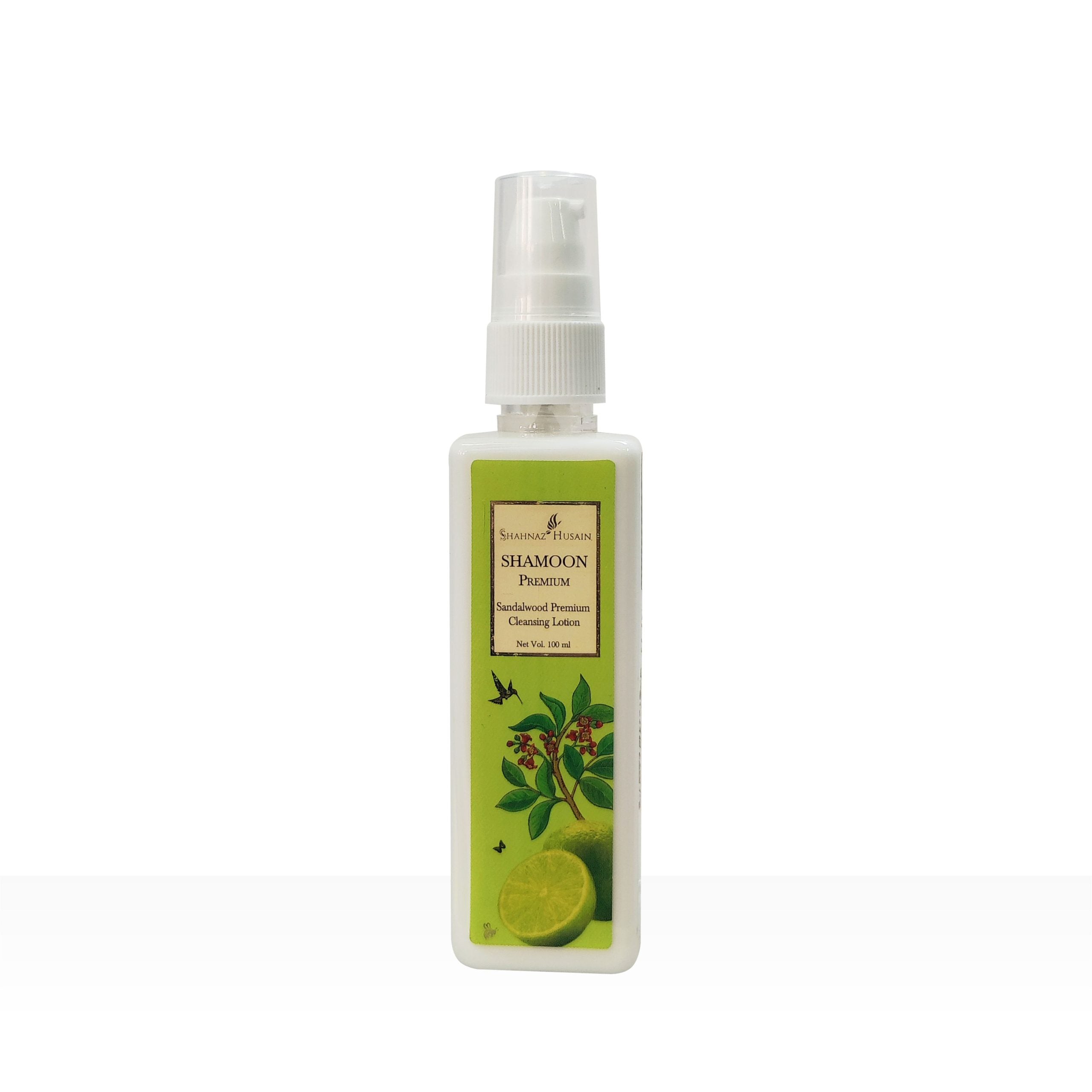 Shahnaz Husain Shamoon Premium Sandalwood Cleansing Lotion, 100ml - Buy from Indicrest