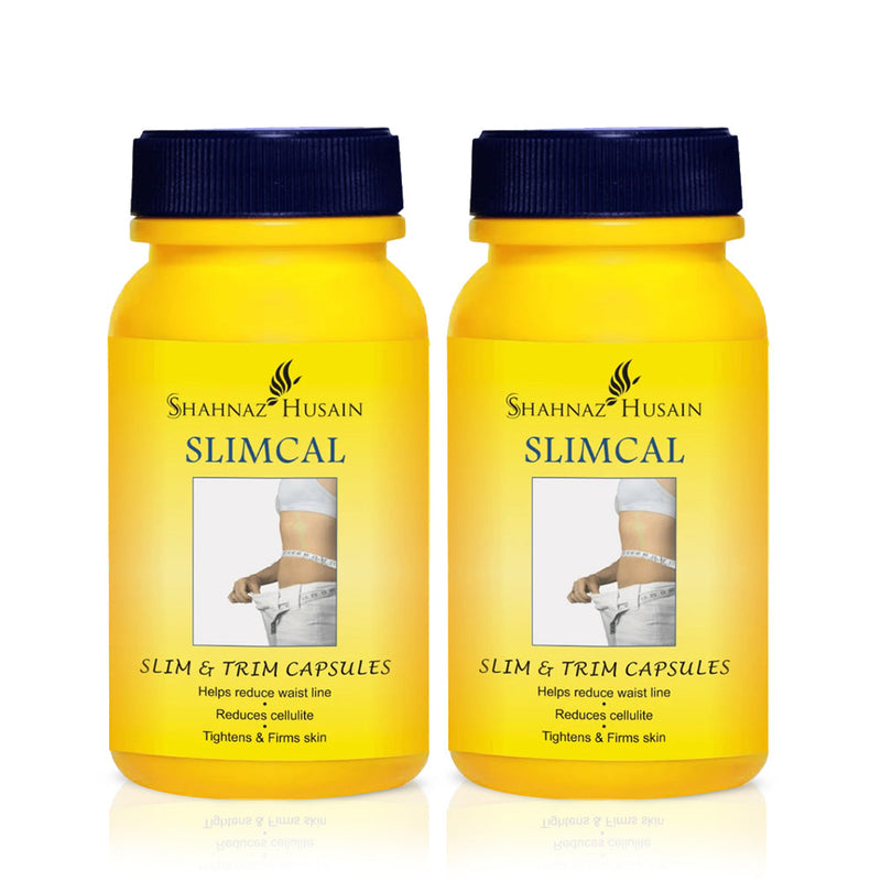 Shahnaz Husain Slimcal Slim & Trim Capsules, 60 Capsules X Pack of 2, 120g - Buy from Indicrest