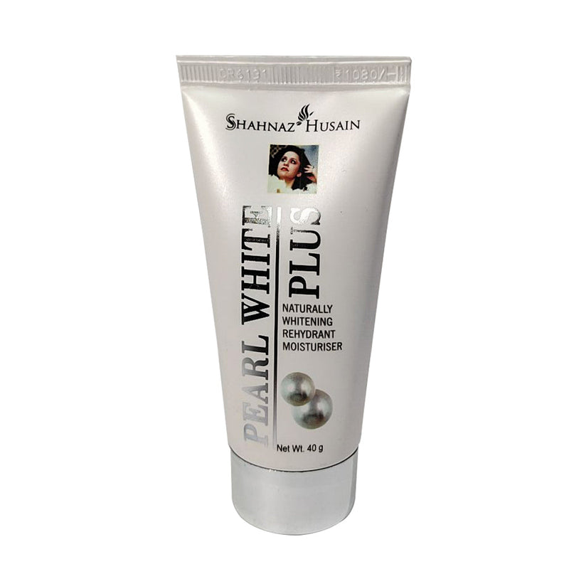 Shahnaz Husain Precious Pearl White Plus Cream, Naturally Whitening Rehydrant Moisturiser, 40g - Buy from Indicrest