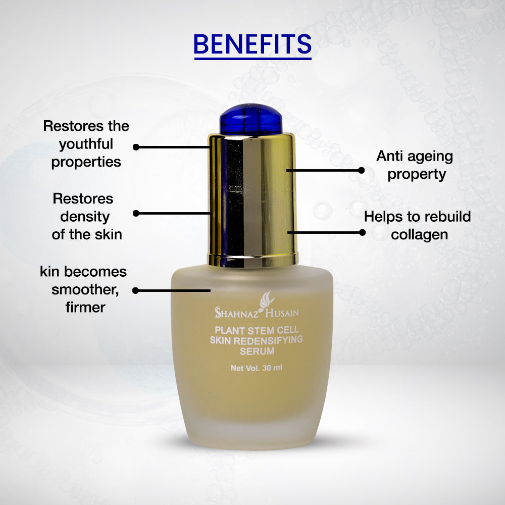 Shahnaz Husain Plant Stem Cell Skin Redensifying Serum, 30ml - Image 3 - Buy from Indicrest