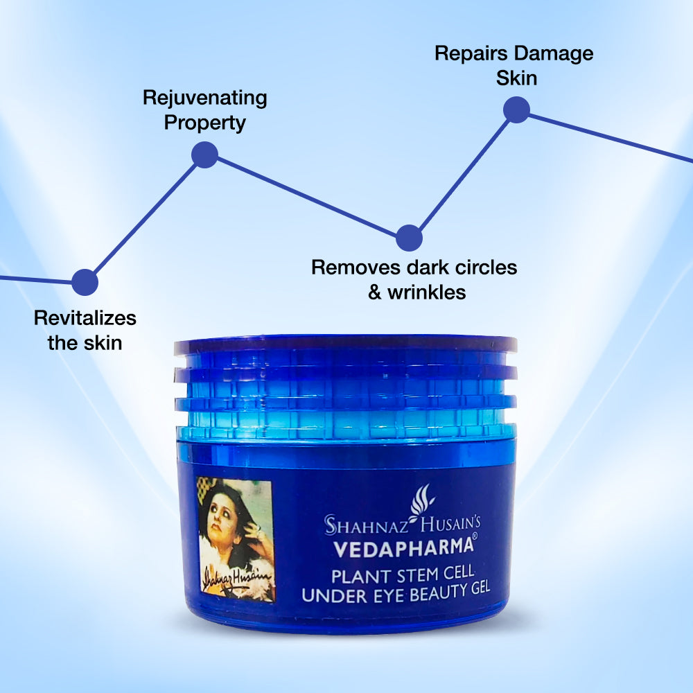 Shahnaz Husain Vedapharma Plant Stem Cell Under Eye Beauty Gel, 25g - Image 2 - Buy from Indicrest