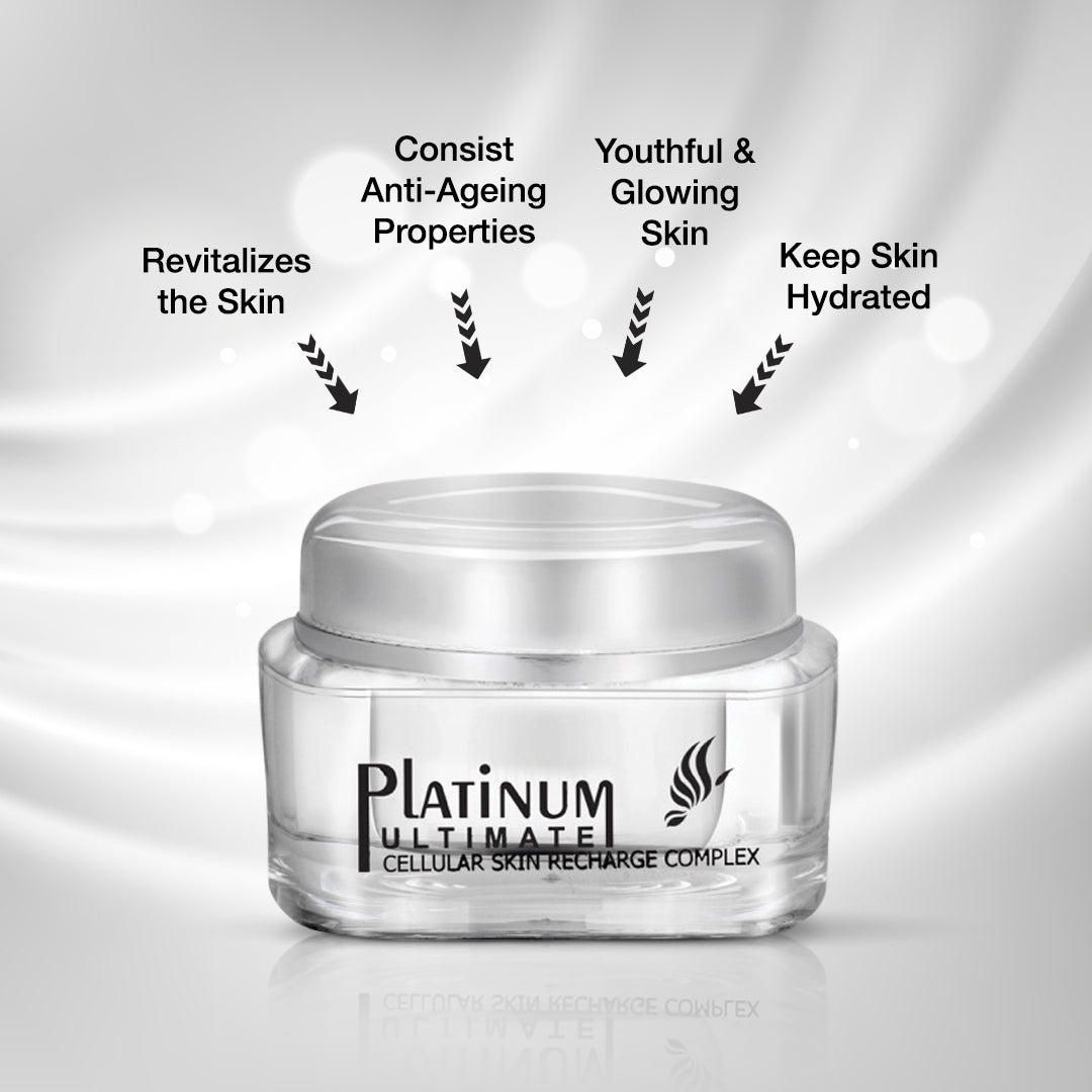 Shahnaz Husain Platinum Ultimate Cellular Skin Recharge Complex| Cream, 40g - Image 2 - Buy from Indicrest