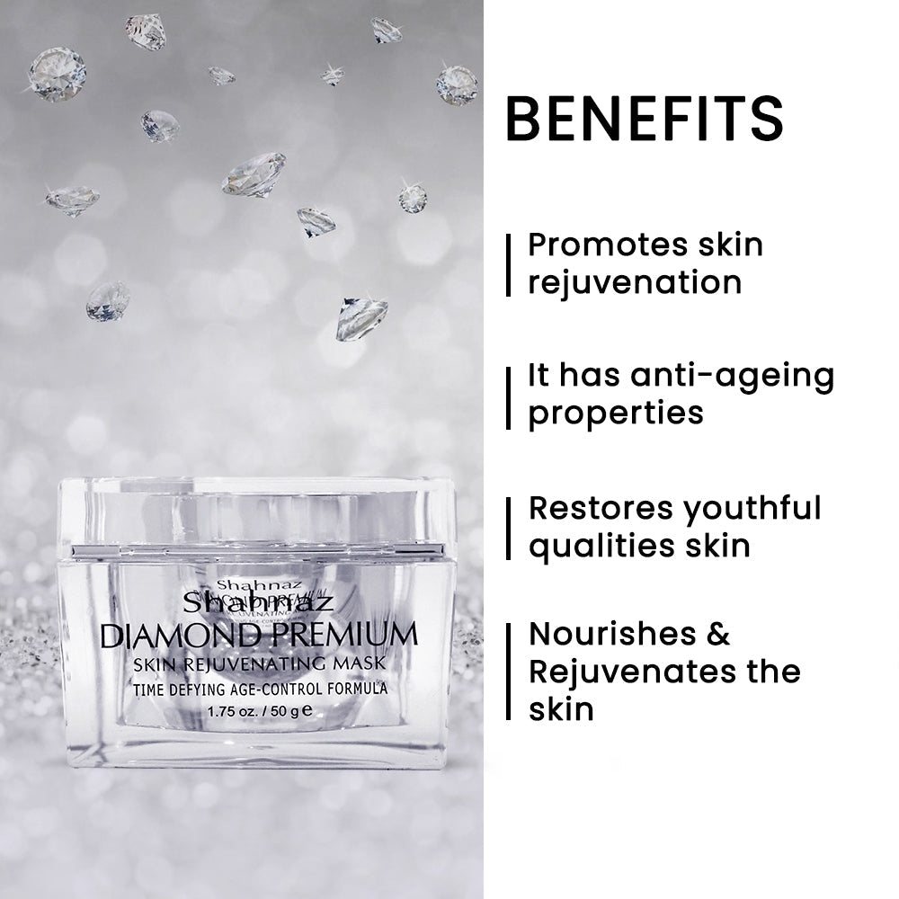 Shahnaz Husain Diamond Premium Skin Rejuvenating Mask, 50g - Image 2 - Buy from Indicrest