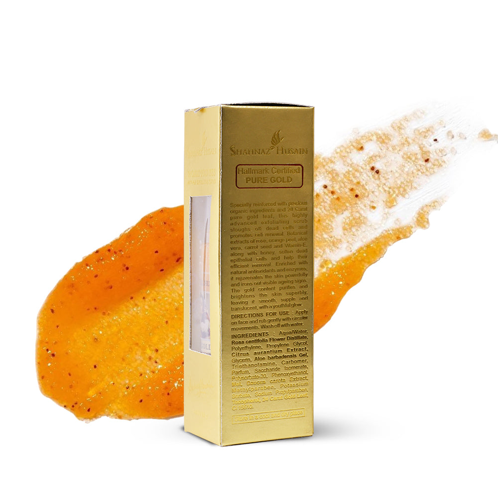 Shahnaz Husain 24 Carat Gold Premium Anti-Age Exfoliating Scrub, 100g - Image 2 - Buy from Indicrest