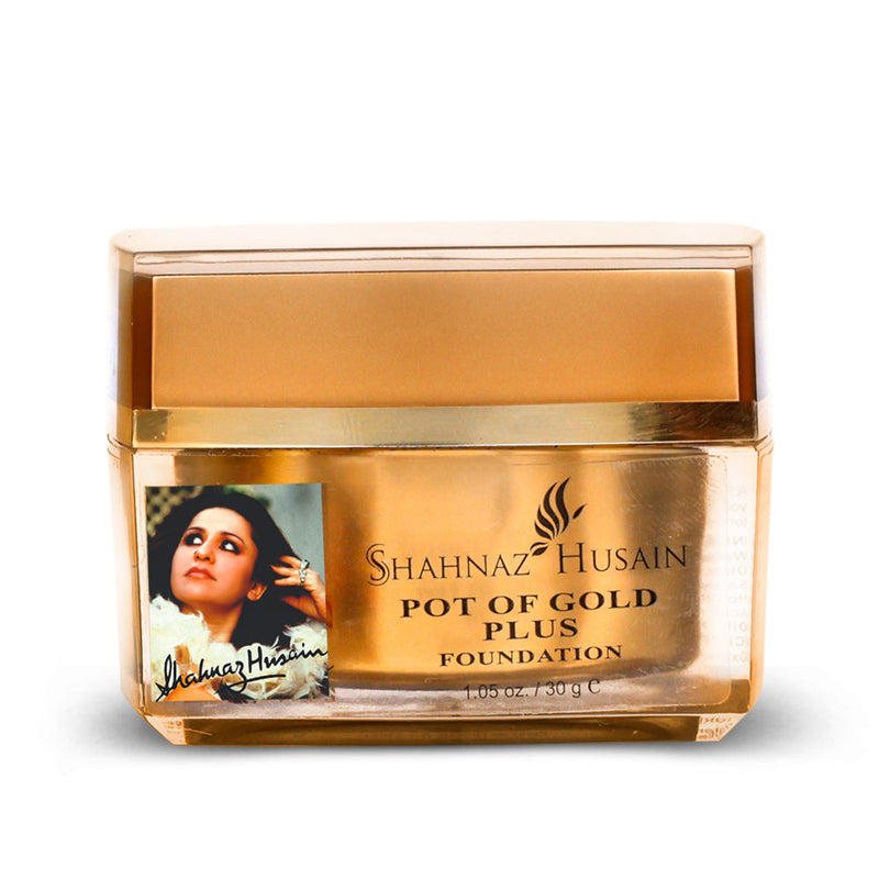 Shahnaz Husain Pot of Gold Plus Foundation, 30g - Buy from Indicrest
