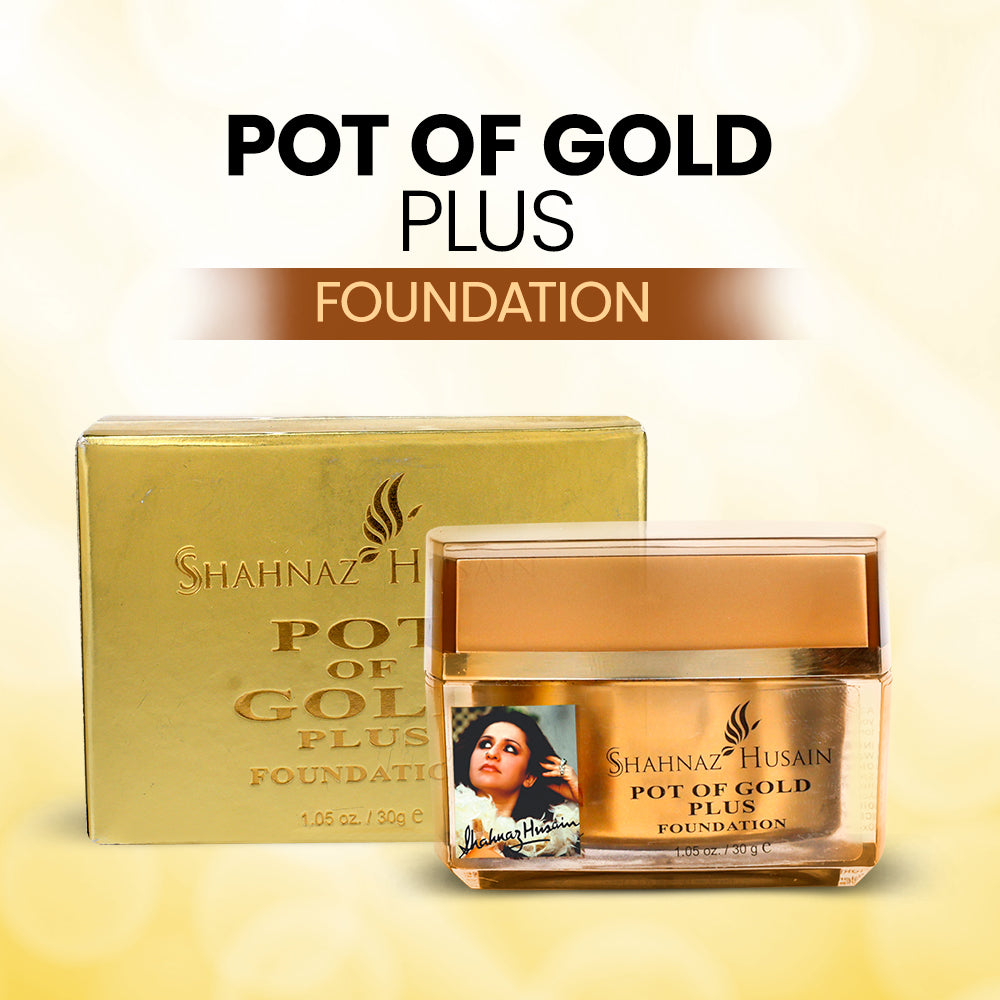 Shahnaz Husain Pot of Gold Plus Foundation, 30g - Image 2 - Buy from Indicrest