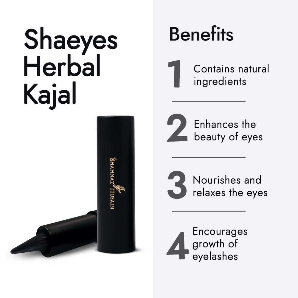 Shahnaz Husain Shaeyes Herbal Kajal, 2g - Image 3 - Buy from Indicrest