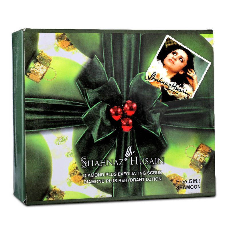 Shahnaz Husain Diamond Plus Kit-A, Scrub 40g + Lotion 40g + Shamoon 100ml - Buy from Indicrest