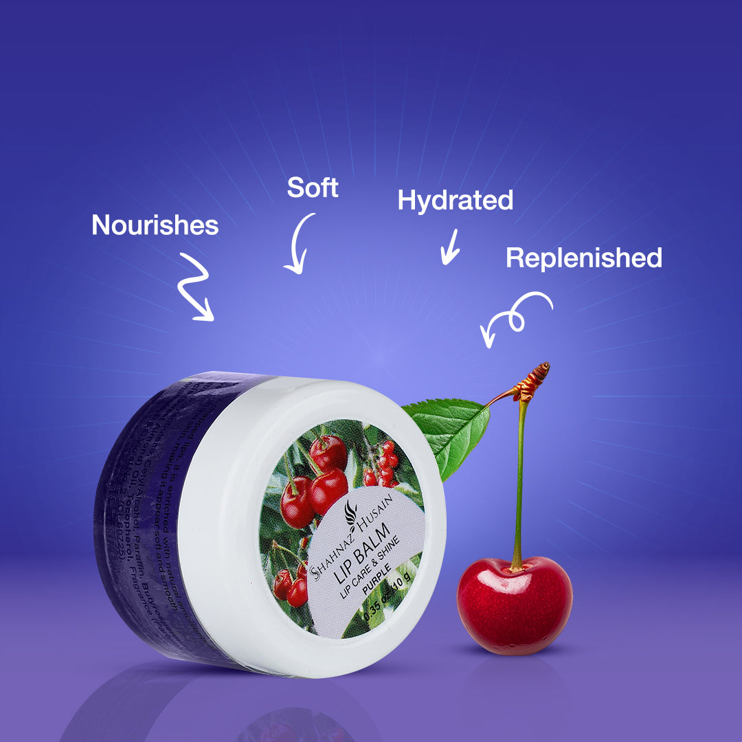 Lip Balm Lip Care & Shine (Purple), 10g - Image 2 - Buy from Indicrest