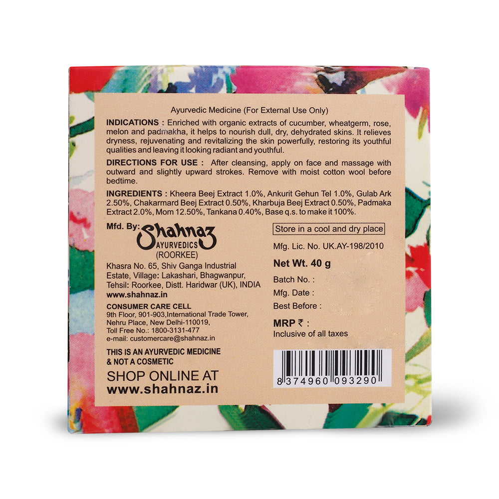 Shahnaz Husain Himalayan Herb Snow Night Cream Plus , 40g - Image 7 - Buy from Indicrest
