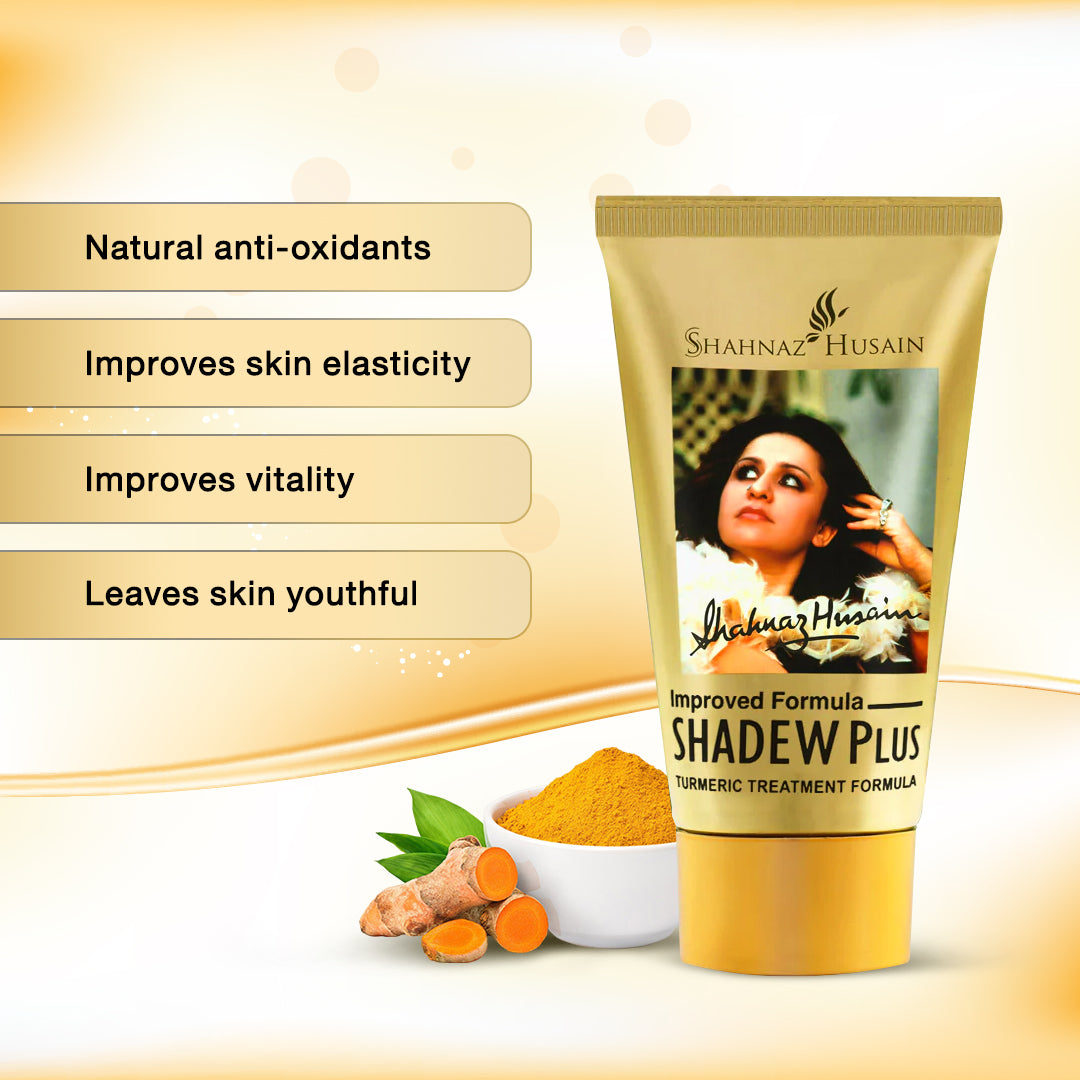 Shahnaz Husain Shadew Plus Turmeric Treatment formula, 40g - Image 2 - Buy from Indicrest