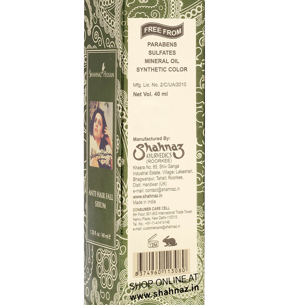 Shahnaz Husain Anti-Hair Fall Serum, 40ml - Image 6 - Buy from Indicrest