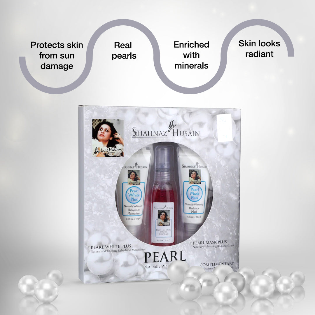 Shahnaz Husain White Pearl Kit, Skin Whitening Therapy, 20g+15ml - Image 2 - Buy from Indicrest