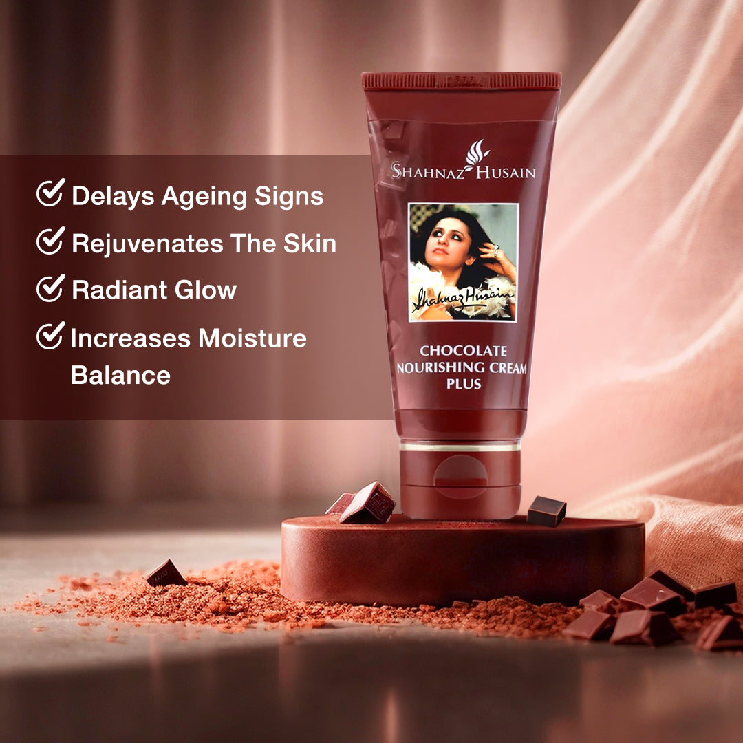 Shahnaz Husain Chocolate Nourishing Cream, 50g - Image 2 - Buy from Indicrest