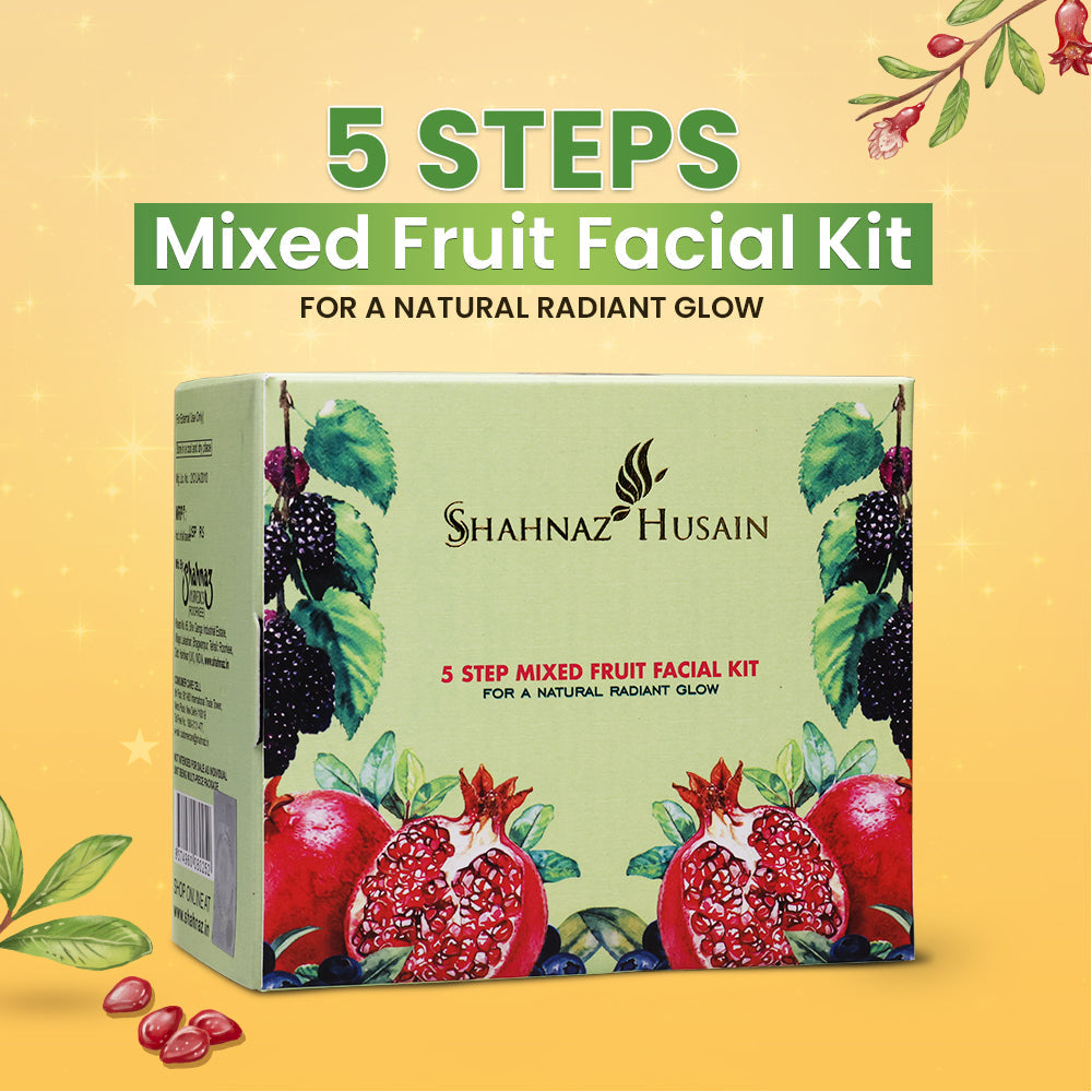 Shahnaz Husain 5 Step Mixed Fruit Facial Kit, 50g - Image 2 - Buy from Indicrest