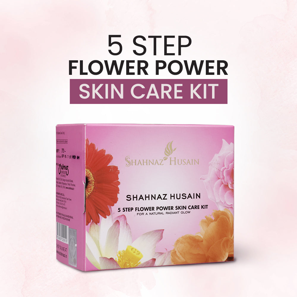 Shahnaz Husain 5 Step Flower Power Skin Care Kit (5 X 10G) - Image 2 - Buy from Indicrest
