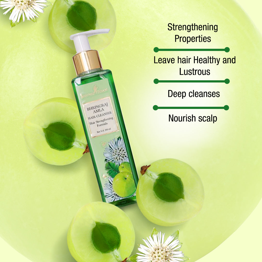 Shahnaz Husain Bhringraj Amla Hair Cleanser, 200ml - Image 2 - Buy from Indicrest